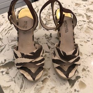 Michael Kors Kami Ankle Strap wedge sandal